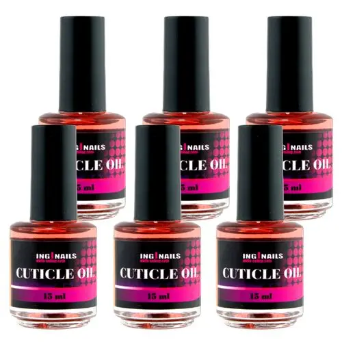 Olje za nohte Inginails,6 kosov - Cuticle Oil PEACH ORANGE 15ml