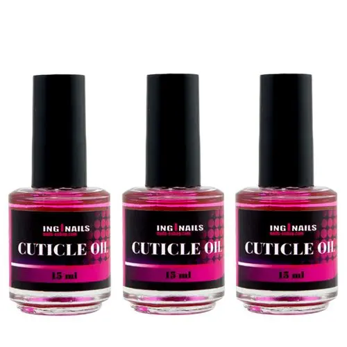 Olje za obnohtno kožico Inginails PINEAPPLE PINK 15ml, 3 kosi