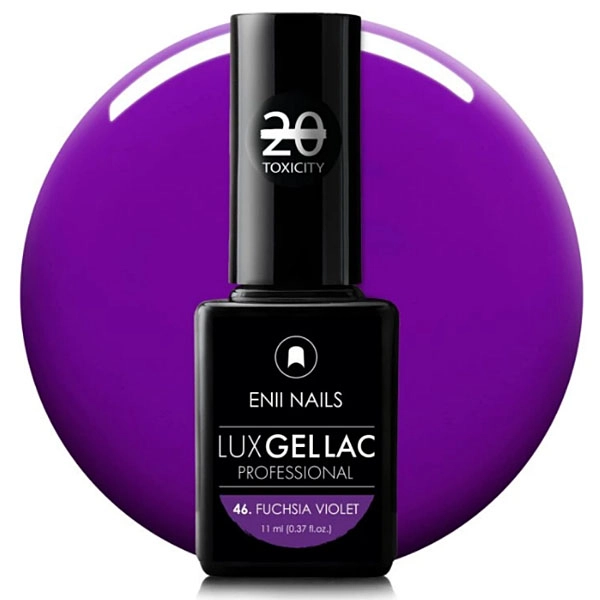 Lux gel lak 46 Fuchsia Violet, 11 ml