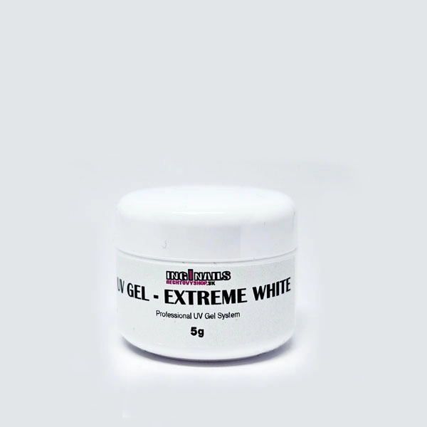 UV gel Inginails - Extreme White, 5g