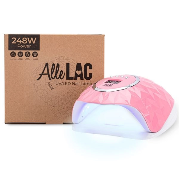 AlleLac Y13, UV/LED svetilka 248 W, roza