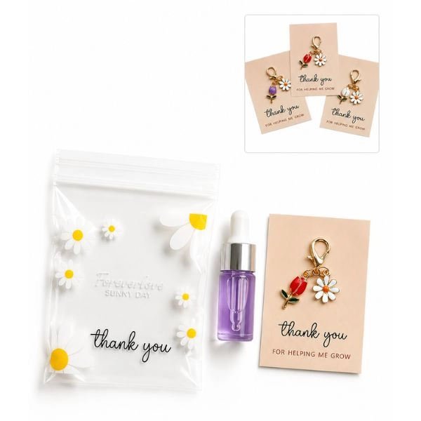 Darilno pakiranje Cuticle Oil Freesia + obesek za ključe