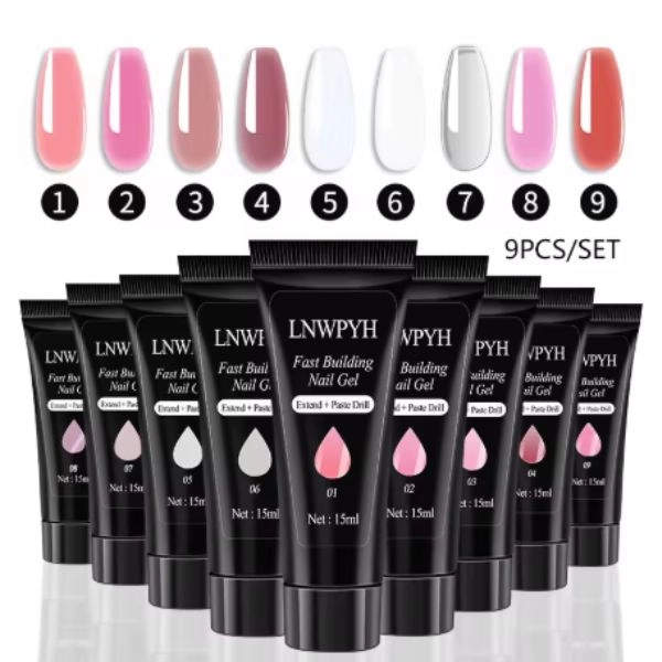 Set gradbenih poligelov, 9x15ml