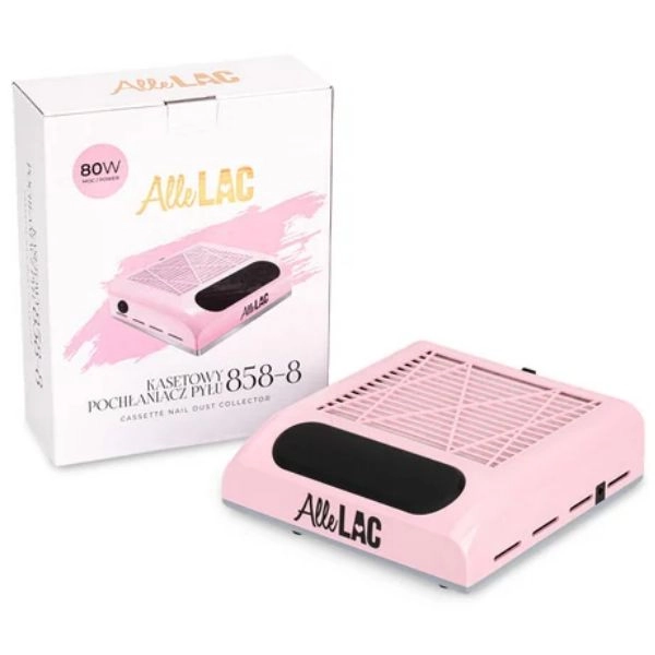 AlleLac sesalnik prahu za nohte, 80 W, model 858-8, roza