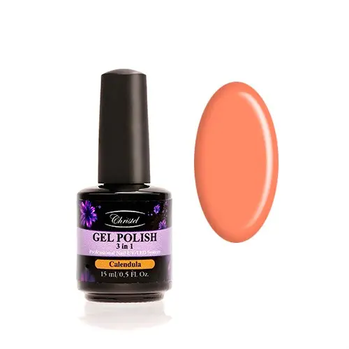 Christel Calendula 15ml - Soak off gel, 3 v 1