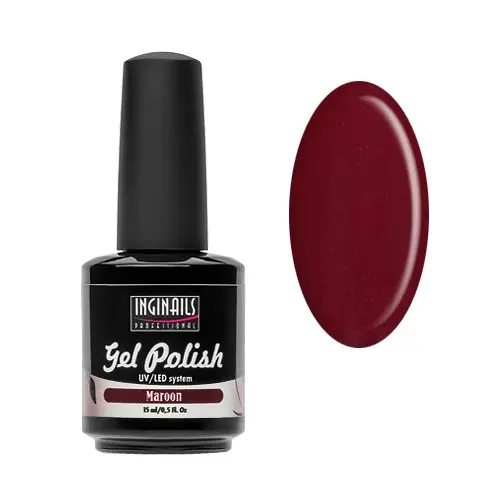 Maroon 15ml - UV-gel lak Inginails Professional 