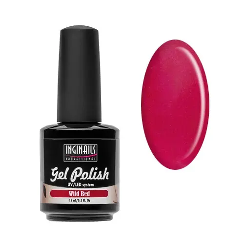 UV-gel lak Inginails Professional - Wild Red 15ml