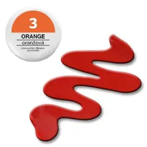 3 Orange 5g – barvni UV-gel