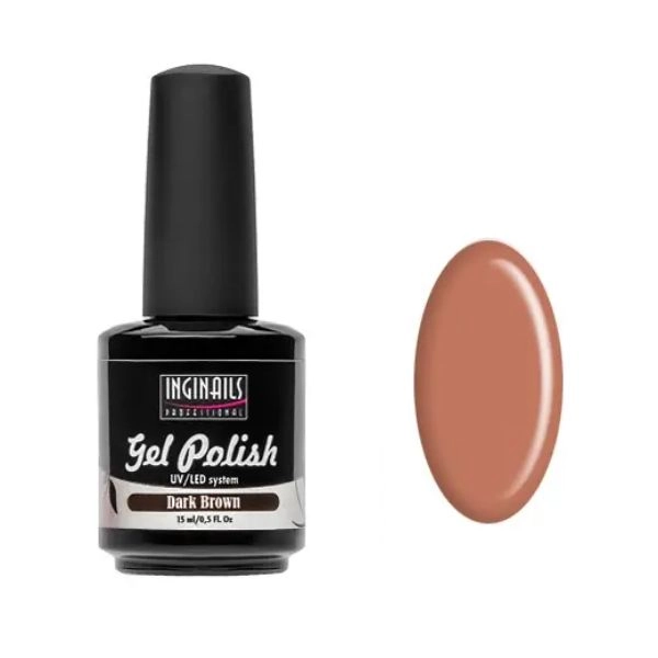 UV-gel lak Inginails Professional 15ml - Dark Brown