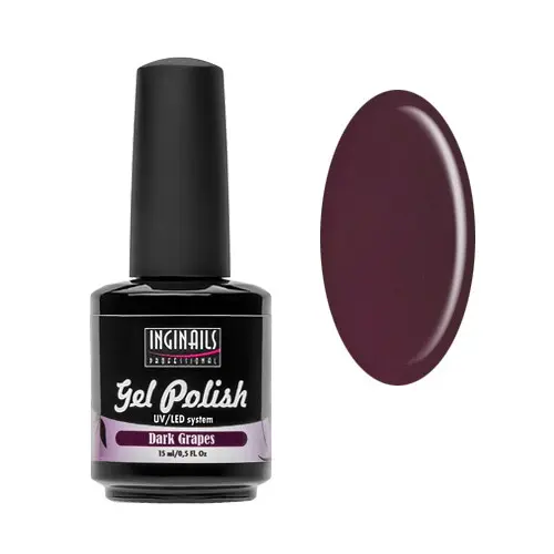 UV-gel lak Inginails Professional - Dark Grapes 15ml