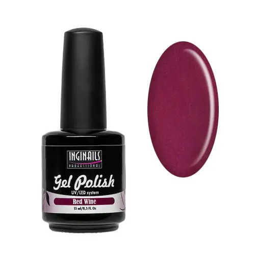 UV-gel lak Inginails Professional 15ml - Red Wine