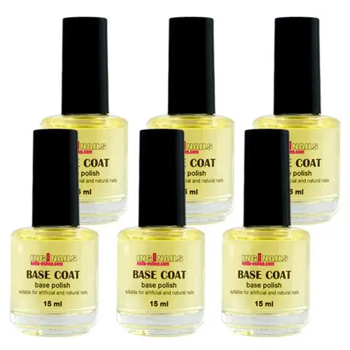 6x Base Coat 15ml podlak Inginails