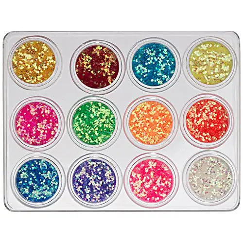 Nail art komplet, 12 kos - kvadrati 5 g