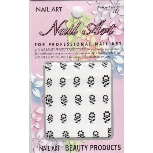 Samolepljive nalepke s kamenčki - 3D rožice